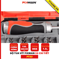 Bộ Tua Vít 33 Chi Tiết FIXMAN PT33 - Chính hãng