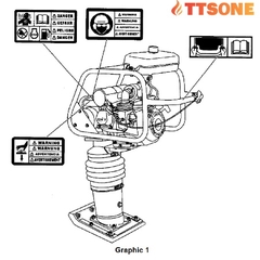 Máy Đầm Cóc 6.5HP TOTAL TP880-2 - Chính Hãng