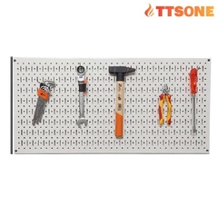 Tấm Lưới Pegboard Màu Trắng Treo Tường Đa Năng FABINA