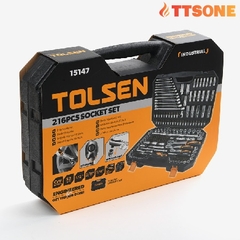 Bộ Dụng Cụ 216 Chi Tiết TOLSEN 15147
