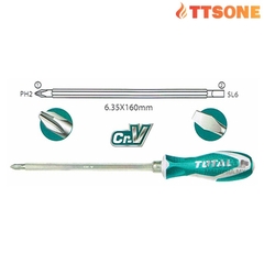 Tuốc nơ vít bale 6.35x160mm TOTAL THT250206