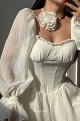 handmade flowers of linen material - fabric flowers to decorate dresses