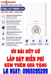 Máy tắm nước nóng trực tiếp Viessmann Vitowell Easy Premium P1 45-V 4500W