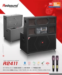 Loa gập di động (Bình AC QUI) Redsound Bass đôi 4 tấc gập R2411