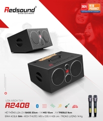 Loa xách tay Redsound Bass đôi 20 cm R2408