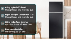 Tủ lạnh Aqua Inverter 236 lít AQR-T260FA(FB)