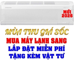 Máy Lạnh Samsung Bespoke AI WindFree Inverter 2 Hp AR60H18D1MW