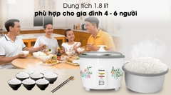 Nồi cơm nắp rời Toshiba RC-18MH1PV(F) (1.8 lít)