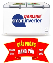 Tủ Đông Mát Darling 2 Ngăn, 2 Dàn Lạnh Inverter 450 lít DMF-4699WSI-4