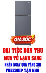 Tủ lạnh Aqua Inverter 358 lít AQR-T410FA(SL)