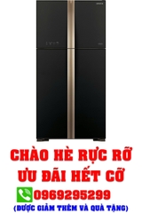 Tủ lạnh Hitachi Inverter 509 lít R-FW650PGV8 GBK