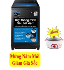 Máy giặt Samsung Inverter AI 15 kg WA80F15B6BSV
