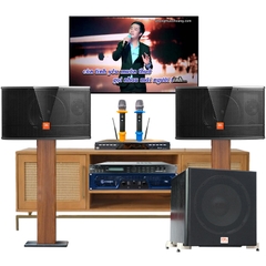 Trọn Bộ Karaoke Nghe Nhạc JBL Cao Cấp 28 (JBL CV1052T, Crown T5, BKSound X5 Plus, BCE U900 Plus X, BKsound SW512)