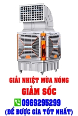 Quạt hơi nước công nghiệp di động Daikiosan DM308 & miệng gió DP301