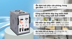 Ổn áp Robot 1 pha 5KVA 90