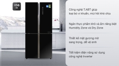Tủ lạnh Aqua Inverter 456 lít AQR-IG525AM (GB)