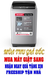 Máy giặt Sharp 7.5 Kg ES-Y75HV-S