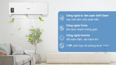 Máy lạnh treo tường Aqua Inverter 1 HP AQA-RV9QA