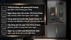 Tủ lạnh Panasonic Inverter 621 lít PRIME+ Edition Multi Door NR-XY680YMMV