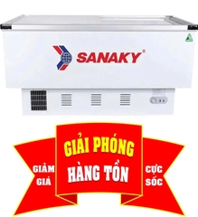 Tủ Đông Kính Lùa Sanaky 516 Lít VH-999K