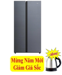 Tủ Lạnh Aqua Inverter 569 Lít AQR-S633XA(SL)