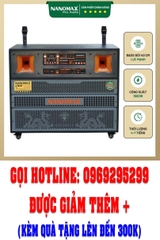Loa di động Nanomax Pro-805R (Bass Đôi 40cm/ 1600W)