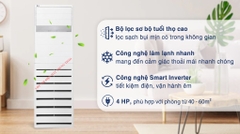 Máy lạnh tủ đứng LG Inverter 4 HP ZPNQ36GR5A0 (1 pha)