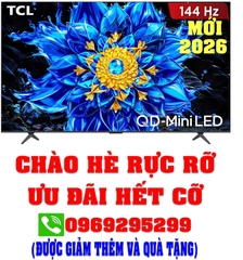 Google Tivi TCL QD-Mini LED 4K 55 Inch 55P8LS