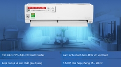 Máy lạnh treo tường LG inverter 1.5Hp V13API1