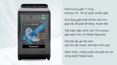 Máy giặt cửa trên Panasonic inverter 11.5kg NA-FD11AR1BV