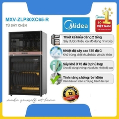 Tủ sấy chén Tiệt trùng Midea MXV-ZLP80XC65-R