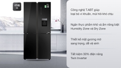 Tủ lạnh Aqua Inverter 456 lít AQR-IGW525EM (GB)