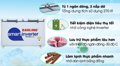 Tủ Đông 1 Ngăn Smart Inverter DMF-3799ASI