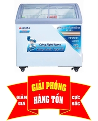Tủ đông kính cong Alaska 210 lít KC-210C