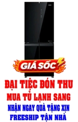 Tủ lạnh Aqua Inverter 410 lít AQR-M466XA(GB)