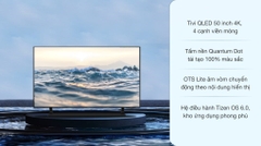 Smart Tivi Qled 4K 50 inch Samsung QA50Q65A