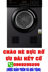 Máy sấy quần áo Aqua 9 kg AQH-V901K(PS) (Sấy thông hơi)