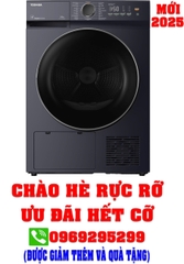 Máy sấy quần áo Toshiba 8 kg TD-T21B90HWV(MG) (Sấy bơm nhiệt)