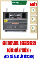 Loa Kéo Điện Nanomax Pro-909 Bass Đôi 40cm 3600w