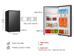 Tủ lạnh Electrolux 94 lít EUM0930BD-VN