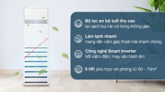 Máy lạnh tủ đứng LG Inverter 5 HP ZPNQ48GT3A0 (1 pha)