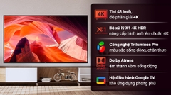 Google Tivi Sony 4K 43 inch KD-43X80L VN3