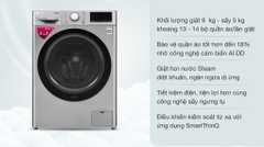 Máy giặt sấy LG Inverter FV1409G4V (9/5kg)