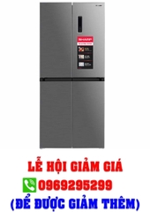 Tủ lạnh Sharp Inverter 362 lít SJ-FX420V-SL