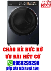 Máy giặt sấy Toshiba 13/8kg TWD-T25BZP140MWV(MG)
