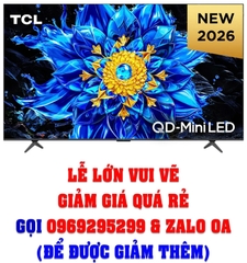 Google Tivi TCL QD-Mini LED 4K 85 Inch 85P8LS