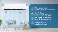 Máy lạnh treo tường Funiki ( No inverter ) 2.0 HP HSC18TMU