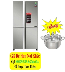 Tủ lạnh Sharp Inverter 572 lít SJ-FX650V-SL