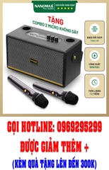 Loa xách tay Nanomax K-06 (Bass đôi 10cm - 60W)