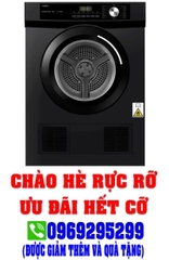 Máy sấy quần áo Aqua 9 kg AQH-V901K(PS) (Sấy thông hơi)